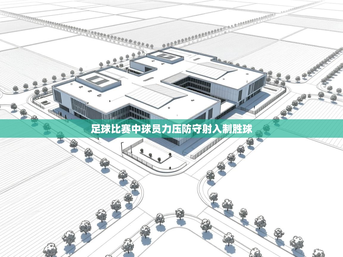 足球比赛中球员力压防守射入制胜球  第1张