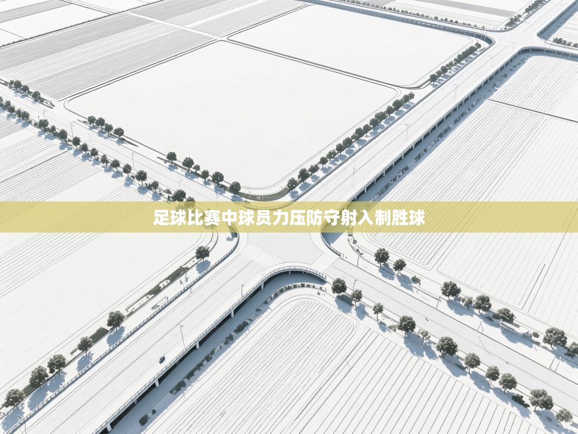 足球比赛中球员力压防守射入制胜球  第2张